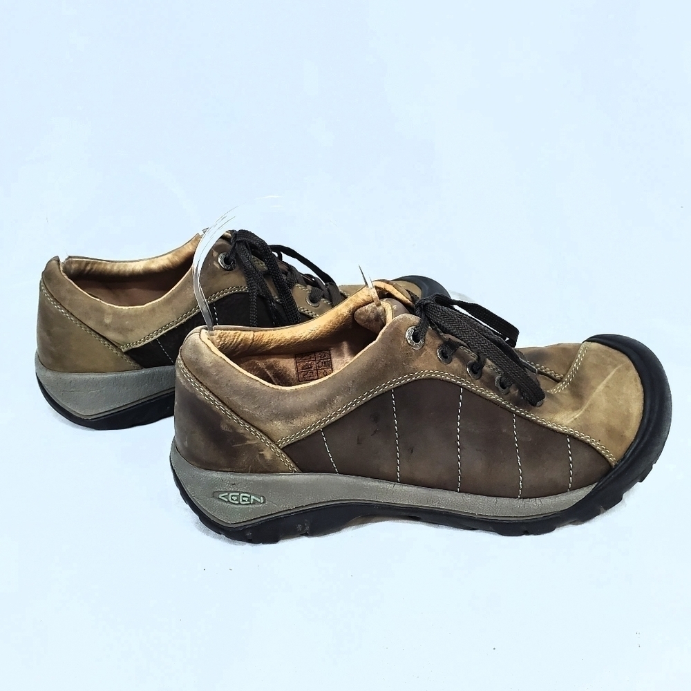 Keens Presidio Brown Women's Leather Hiking  Shoes